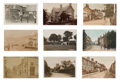 Lot 262 - Shropshire Postcards. An album containing approximately 400 postcards, c. 1905-20