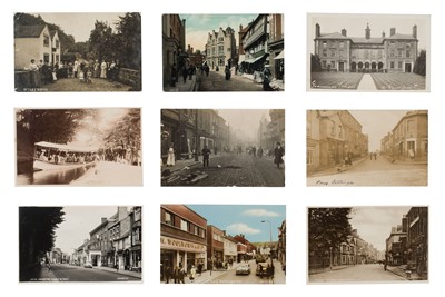 Lot 266 - Shropshire Postcards. An album containing approximately 520 postcards, c. 1905-20