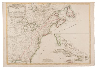 Lot 129 - North America. Imbert (J. Leopold), Carte des Possessions Angloises..., 1777
