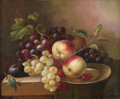 Lot 333 - Casper (Robert, 20th Century). A pair of Still Life with fruit