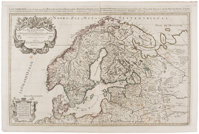 Lot 134 - Scandinavia. Sanson (G.), La Scandinavie et les Environs, ..., circa 1695