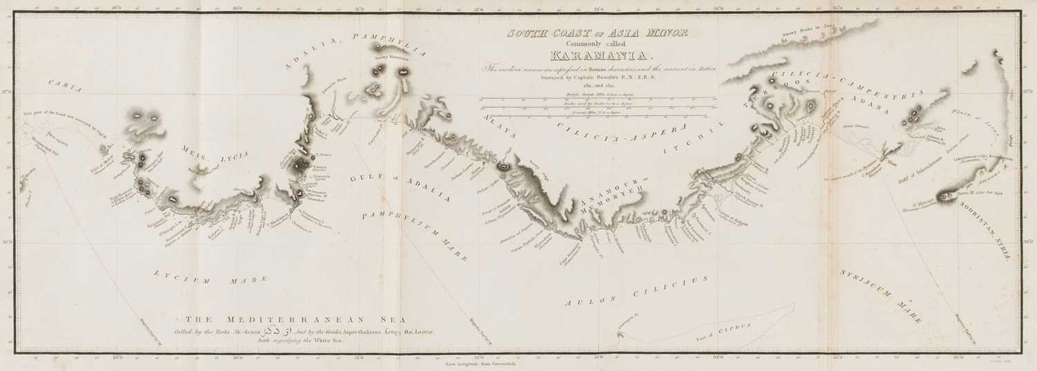 Lot 7 - Beaufort (Francis). Karamania, 1st edition, 1817