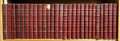 Lot 387 - Thackeray (William Makepeace). The Works of William Makepeace Thackery, 52 volumes, limited edition, London: Smith, Elder, & Co., 1879