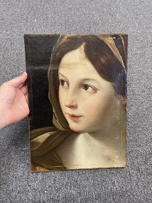 Lot 42 - Reni (Guido, 1575-1642). Charity, circa 17th century, oil on canvas