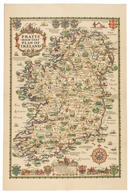 Lot 146 - Taylor (A. E). Seven Pratts High Test Road Maps, circa 1930