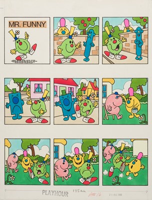 Lot 654 - Children's Annual artwork. A collection of original illustrations..., 1970s-1980s