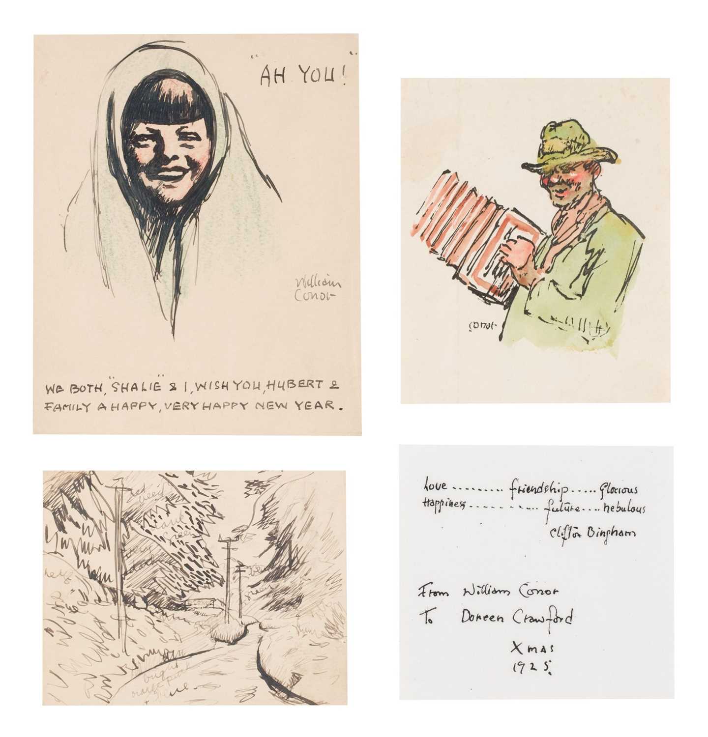 Lot 336 - Conor (William, 1881-1968). Girl wearing a