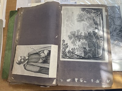Lot 15 - Old Master Prints and Engravings. A folio album of Dutch, Italian and English prints and engravings
