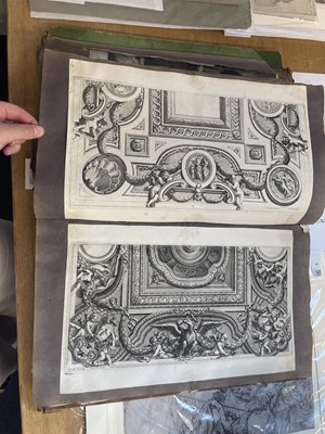 Lot 15 - Old Master Prints and Engravings. A folio album of Dutch, Italian and English prints and engravings