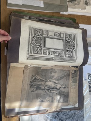 Lot 15 - Old Master Prints and Engravings. A folio album of Dutch, Italian and English prints and engravings