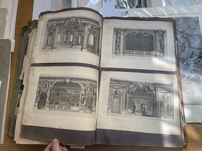Lot 15 - Old Master Prints and Engravings. A folio album of Dutch, Italian and English prints and engravings