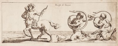 Lot 15 - Old Master Prints and Engravings. A folio album of Dutch, Italian and English prints and engravings