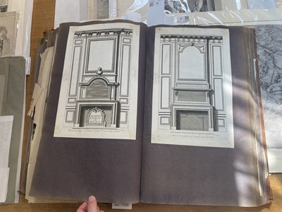 Lot 15 - Old Master Prints and Engravings. A folio album of Dutch, Italian and English prints and engravings