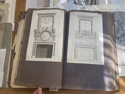 Lot 15 - Old Master Prints and Engravings. A folio album of Dutch, Italian and English prints and engravings