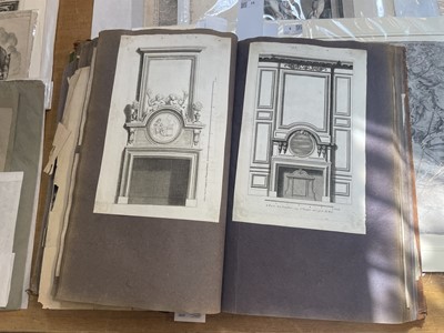 Lot 15 - Old Master Prints and Engravings. A folio album of Dutch, Italian and English prints and engravings