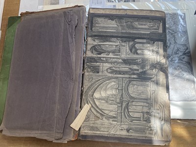 Lot 15 - Old Master Prints and Engravings. A folio album of Dutch, Italian and English prints and engravings