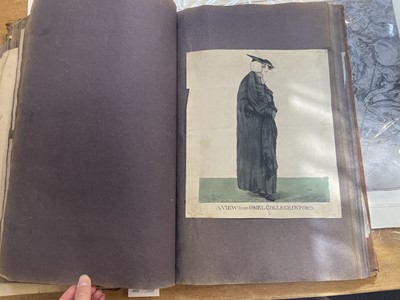 Lot 15 - Old Master Prints and Engravings. A folio album of Dutch, Italian and English prints and engravings