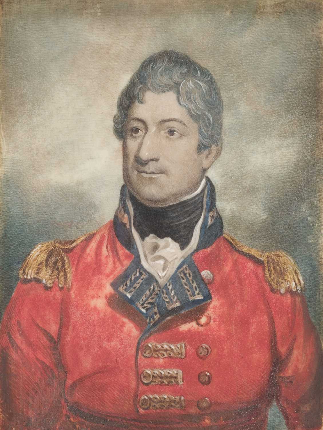 Lot 63 - After Sir Martin Archer Shee (1769-1850). Portrait of Lieutnenant-General Sir Thomas Picton, circa 1815..., one other