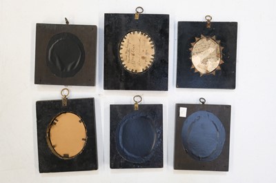Lot 60 - Irish Silhouette Portraits. A group of 11 silhouette portraits, relating to the Crawford family, mid-19th century