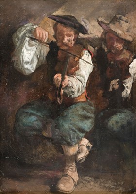 Lot 110 - Wainwright (William, 1855-1931). The Two Musicians