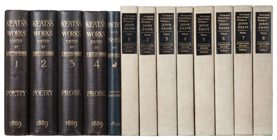 Lot 424 - Keats (John). Poetical Works, 5 volumes, 1889-90
