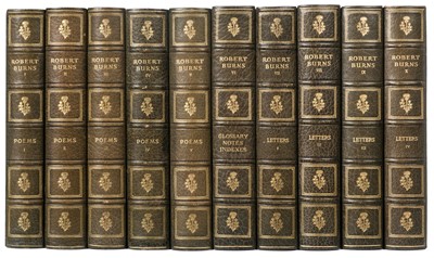 Lot 403 - Burns (Robert). The Complete Poems, 10 volumes, Large Paper edition, 1926-27