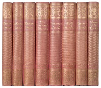 Lot 405 - Defoe (Daniel). Works, 8 volumes, limited edition, 1923-27