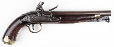 Lot 346 - Pistol. A George III flintlock pistol