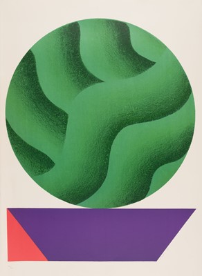 Lot 271 - Sugai (Kumi, 1919-1969). Soleil Vert, 1968, colour lithograph