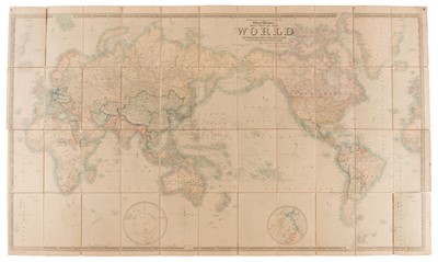 Lot 156 - World. Walker (J. & C.), Map of the World, 1845