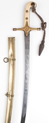 Lot 418 - Sword. A Victorian 1831 pattern general staff officer's mameluke