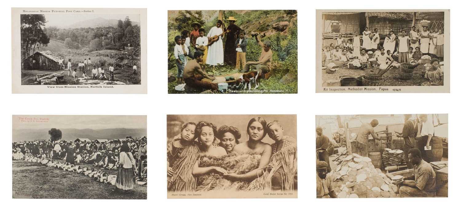 Lot 257 - Oceania Postcards. An album of 295 postcards of New Zealand, Australia, Hawaii, Samoa...