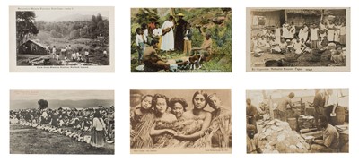 Lot 257 - Oceania Postcards. An album of 295 postcards of New Zealand, Australia, Hawaii, Samoa...