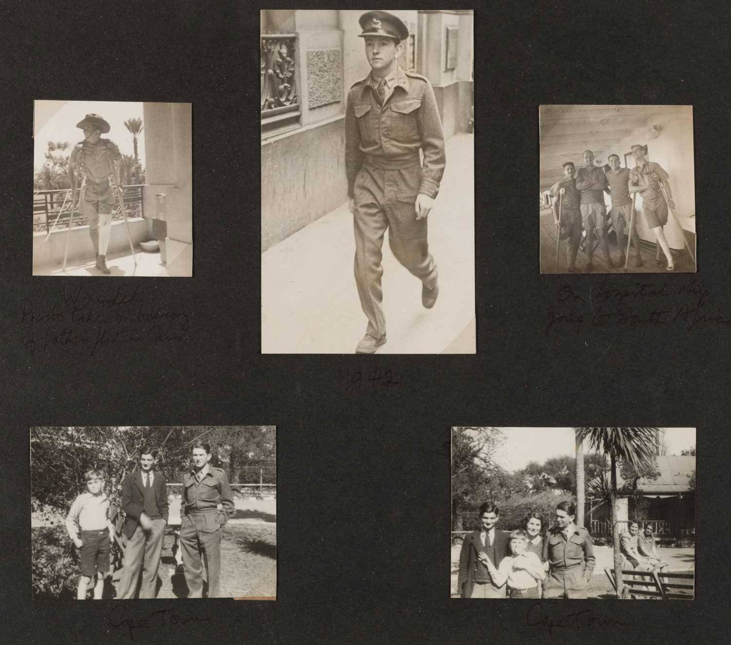 Lot 47 - Family Photo Albums. A group of four photo albums, circa 1920-1950