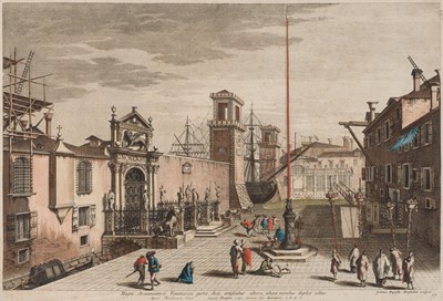 Lot 235 - Venice. Giovanni Battista Brustolon (1712-1796). Magni Armamentari Venetiarum Portae duae