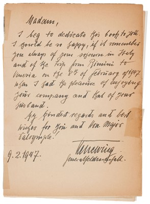 Lot 284 - Kesselring (Albert, 1885-1960), German Military Officer..., Autograph Letter Signed