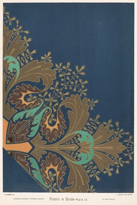 Lot 412 - Dresser (Christopher). Studies in Design, London: Cassell, Petter and Galpin, [1874-76]