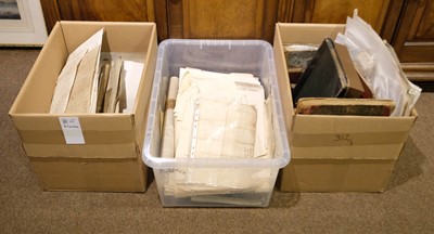 Lot 312 - Miscellaneous Ephemera, mostly 19th century