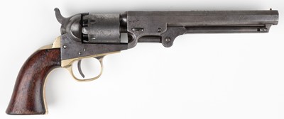Lot 353 - Revolver. A Colt 31 Cal 6-shot pocket revolver, serial number 325279 (matching serial numbers)
