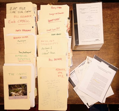 Lot 274 - John F. Kennedy Assassination. A voluminous archive of papers...