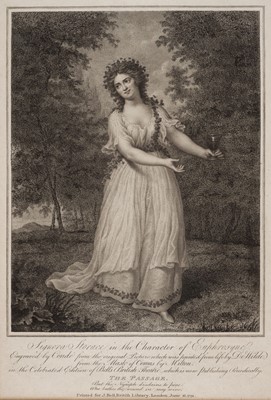 Lot 168 - Conde (John, 1767-1794). Signora Storace in the Character of Euphrosynel, June 16 1791