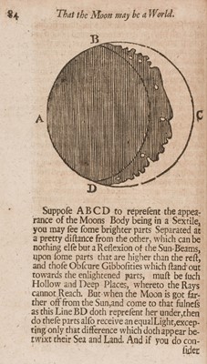Lot 261 - Wilkins (John). A Discovery of a New World, 2 parts in 1, 5th edition, 1684