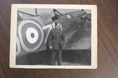 Lot 20 - Battle of Britain. Spitfire Pilot's Logbook, Sergeant S Baxter, 222 Sqd, Killed in Action 14/9/1940
