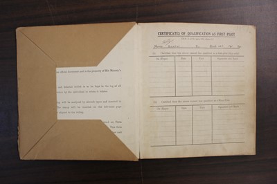 Lot 20 - Battle of Britain. Spitfire Pilot's Logbook, Sergeant S Baxter, 222 Sqd, Killed in Action 14/9/1940