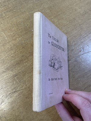 Lot 7 - Potter (Beatrix). The Tailor of Gloucester, 1st privately printed edition, December 1902