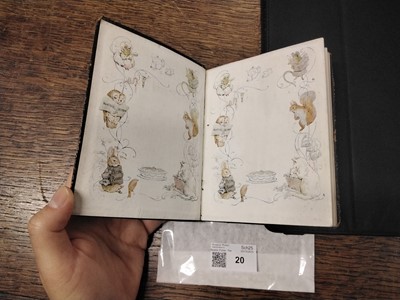 Lot 20 - Potter (Beatrix). The Tale of Squirrel Nutkin, 1st deluxe edition, 1903, rare trial binding