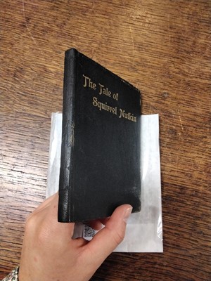 Lot 20 - Potter (Beatrix). The Tale of Squirrel Nutkin, 1st deluxe edition, 1903, rare trial binding