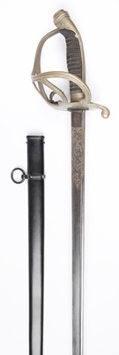 Lot 415 - Sword. A Saxony army sword, 19th century