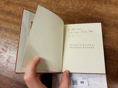 Lot 69 - Potter (Beatrix). Cecily Parsley's Nursery Rhymes, 1st edition, 1922