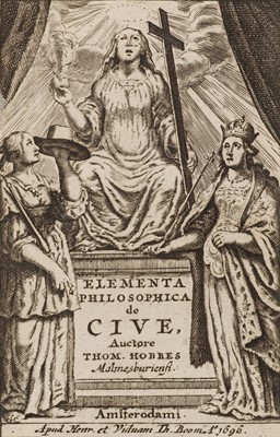 Lot 264 - Hobbes (Thomas). Elementa philosophica de cive, 1696
